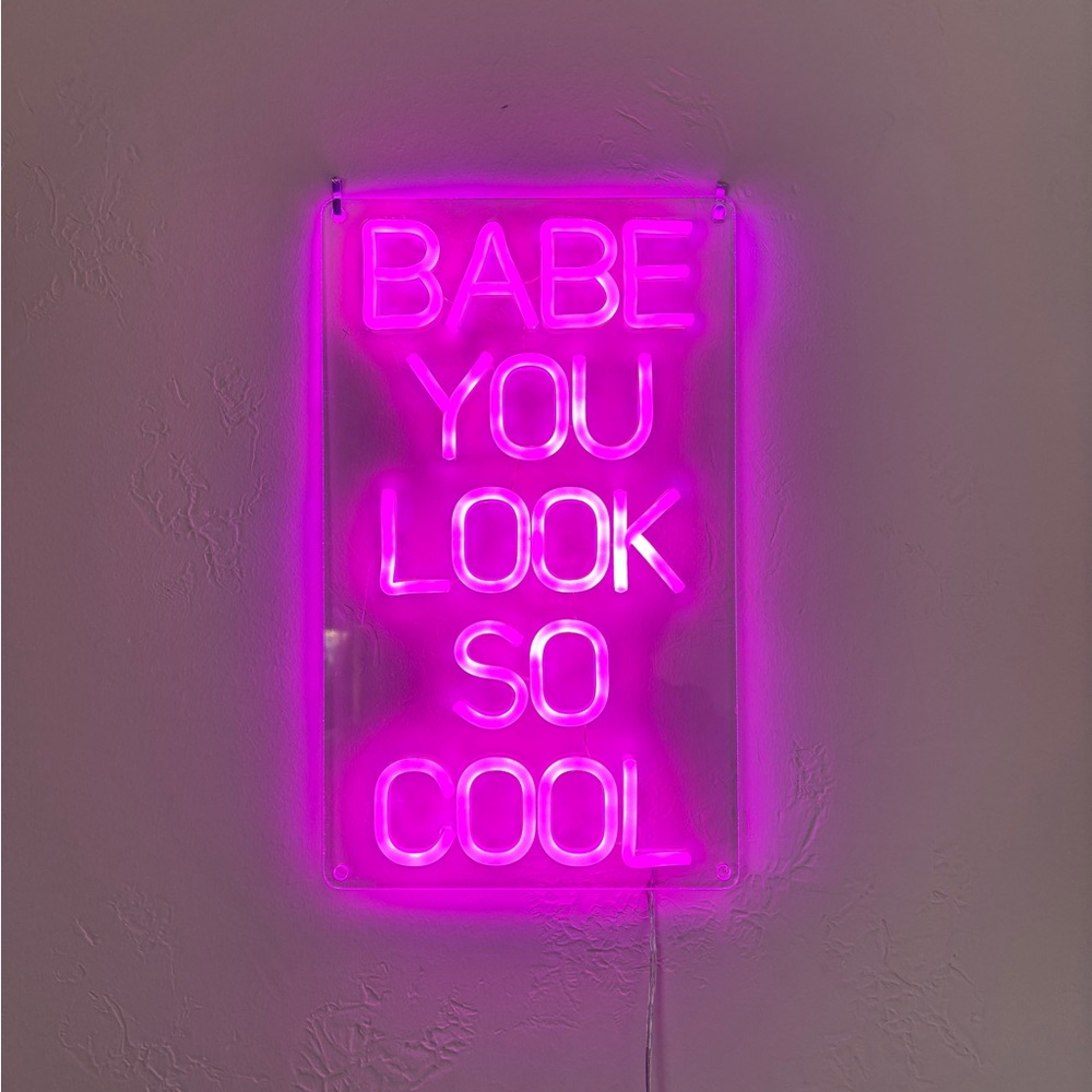 Neon sign